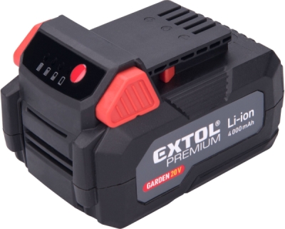 EXTOL PREMIUM baterie akumulátorová GARDEN20V, 20V Li-ion, 4000mAh - 8895782