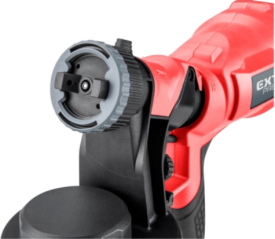 EXTOL PREMIUM pistole stříkací HVLP aku SHARE20V, 20V Li-ion, 2Ah - 8891862