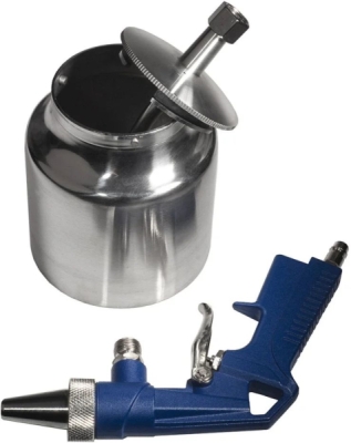 Pískovací pistole s kovovou 6mm tryskou, 1000 ml, TA1344