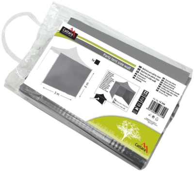 Bočnice pro párty stan 2x3m 210D šedá WATERPROOF Cattara 13344