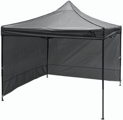 Bočnice pro párty stan 2x3m 210D šedá WATERPROOF Cattara 13344