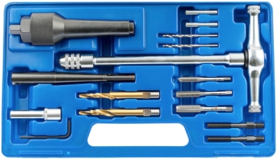 Vytahovák na demontáž žeraviacich sviečok a opravu závitov M8, M10 a 1/4" - ASTA A-166