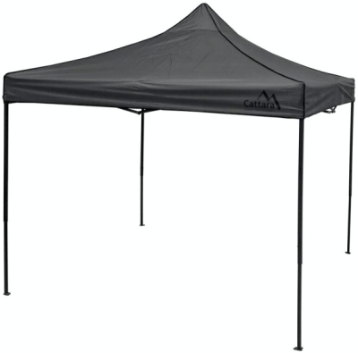 Párty stan nůžkový 3x3m šedý WATERPROOF Cattara 13342