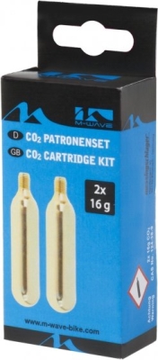 Bombička hustilky M-Wave co2 16g se závitem 2ks original balení