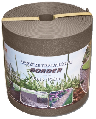 Obruba záhonů, hnědá 6m x 15cm BORDER BRADAS OBPBR06150
