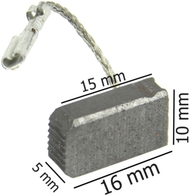 Náhradní uhlíky k elektrickému nářadí 5x10 mm MAR-POL S12504