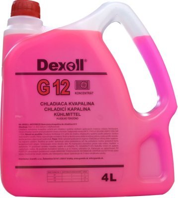 Chladicí kapalina Dexoll Antifreeze G12, 4L
