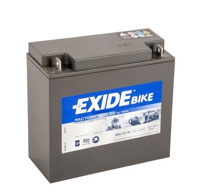 Motobaterie Exide Bike GEL 12V, 16Ah, GEL12-16