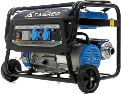Tagred TA3500GHWX, Generátor, elektrocentrála 3500W se stabilizátorem napětí AVR, s pojezdem
