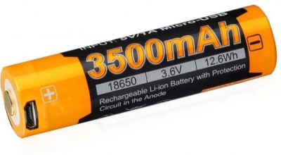 Baterie 18650 Fenix usb (li-ion) 3500mah