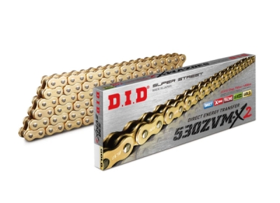 ZVM-X série X-Kroužkový řetěz D.I.D Chain 530ZVM-X 1920 článků Zlatá/Zlatá