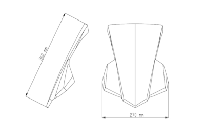 Plexi štít PUIG NEW. GEN SPORT 9687H kouřová