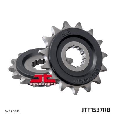 Řetězové kolečko JT JTF 1537-16RB 16 zubů, 525 rubber cushioned