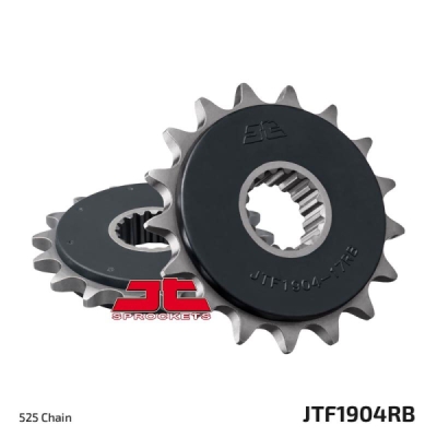 Řetězové kolečko JT JTF 1904-17RB 17 zubů, 525 rubber cushioned