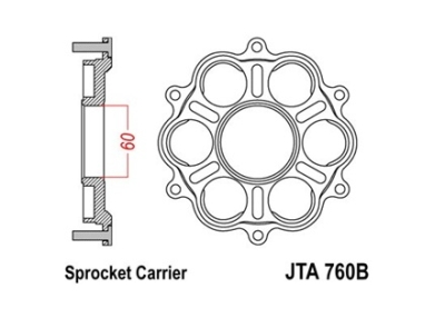 Unašeč rozety JT JTA 760B