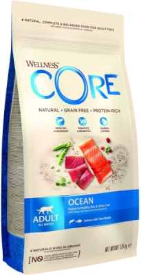 Wellness Core Cat Ocean Adult All Breeds losos a tuňák 1,75g - bazar