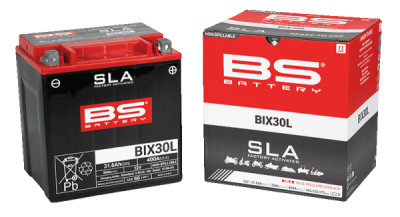 Továrně aktivovaná motocyklová baterie BS-BATTERY BIX30L (FA) (YIX30L (FA)) SLA