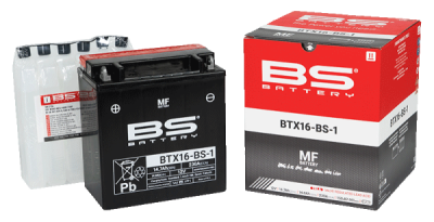 Bezúdržbová motocyklová baterie BS-BATTERY BTX16-BS-1 (YTX16-BS-1)