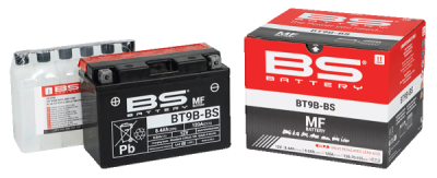 Bezúdržbová motocyklová baterie BS-BATTERY BT9B-BS (YT9B-BS)