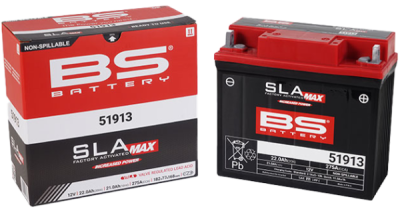 Továrně aktivovaná motocyklová baterie BS-BATTERY 51913 (FA) SLA MAX