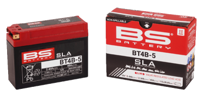 Továrně aktivovaná motocyklová baterie BS-BATTERY BT4B-5 (FA) (YT4B-5 (FA)) SLA
