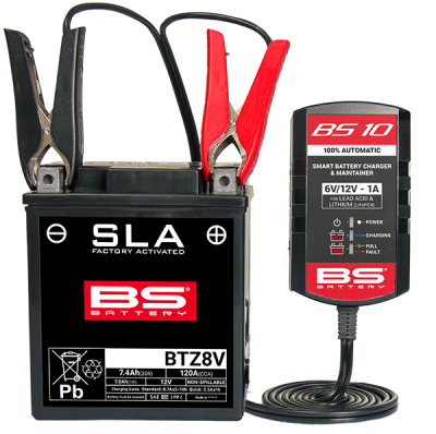 Nabíječka baterií BS-BATTERY AUTOMATIC BA10 (suitable also for Lithium) 6/12V 1000mA