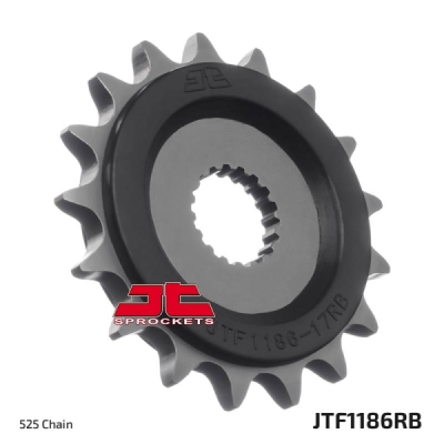 Řetězové kolečko JT JTF 1186-16RB 16 zubů, 525 rubber cushioned
