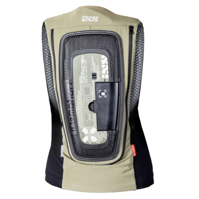 Airbagová vesta iXS X99700-073-S/M IPRO 1.0 X99700 olivovo-černá S/M
