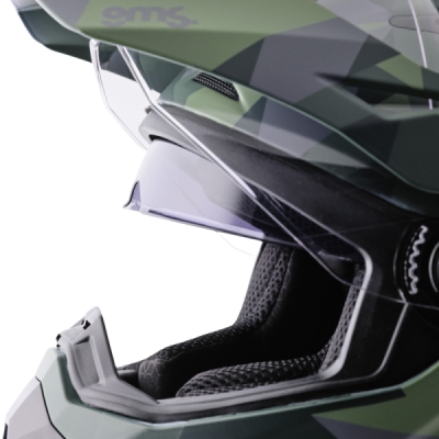Enduro helma GMS ZG15002-M73-S ADVENTUS CAMO ZG15002 matně zeleno-černo-maskáčová S