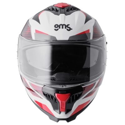 Integrální helma GMS ZG12701-129-S GELERO ZG12701 bílo-červeno-šedá S