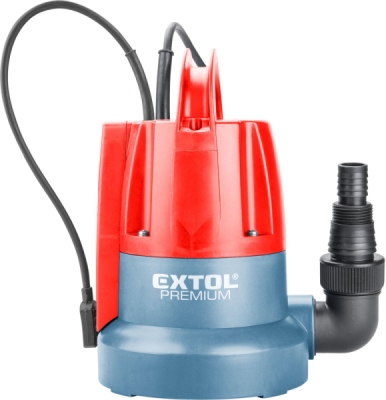 EXTOL PREMIUM čerpadlo ponorné, pro čerpání do sucha, 400W - 8895014