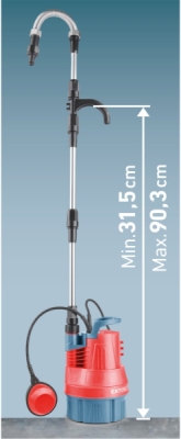 EXTOL PREMIUM čerpadlo ponorné do sudu, 350W, 5000l/h - 8895015