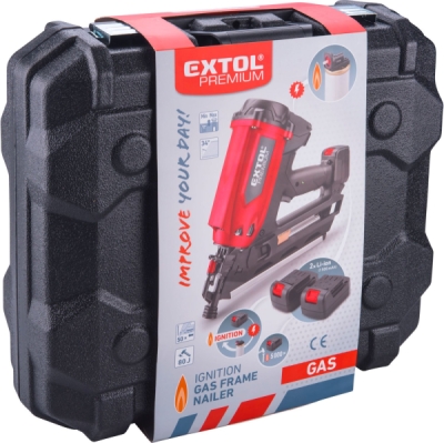 EXTOL PREMIUM hřebíkovačka na konstrukce, plynová - 8894580