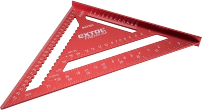 EXTOL PREMIUM úhelník tesařský/truhlářský víceúčelový, 300mm, kov - 8825101