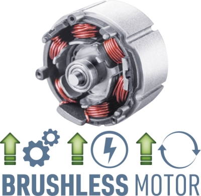 EXTOL PREMIUM vrtací šroubovák aku s příklepem SHARE20V, BRUSHLESS, 2Ah (2×) - 8891806