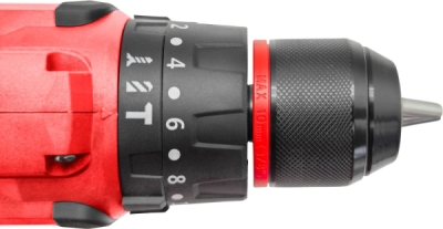 EXTOL PREMIUM vrtací šroubovák aku s příklepem SHARE20V, BRUSHLESS, 2Ah (2×) - 8891806