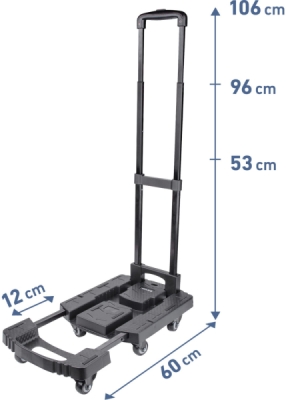 EXTOL PREMIUM 8856009 vozík skládací, nosnost až 200kg/6koleček