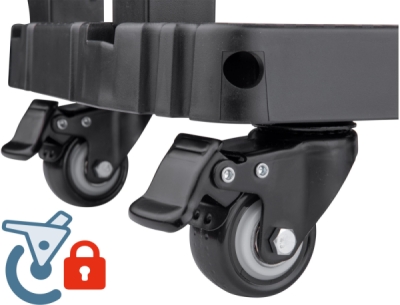 EXTOL PREMIUM 8856009 vozík skládací, nosnost až 200kg/6koleček