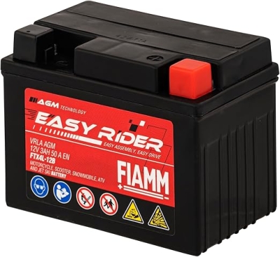 Motobaterie Fiamm Motorenergy AGM 12V, 3.6Ah, FTX4L-BS (FTX4L-12B)