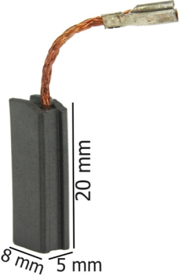 Náhradní uhlíky k elektrickému nářadí 5x8 mm MAR-POL S22401