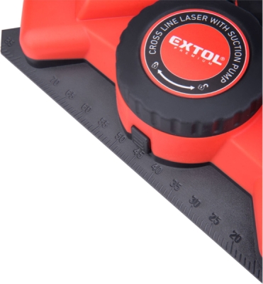 EXTOL PREMIUM 8823303 laser zelený-úhelník 90°, s elektr. přísavným modulem