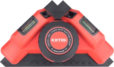 EXTOL PREMIUM 8823303 laser zelený-úhelník 90°, s elektr. přísavným modulem