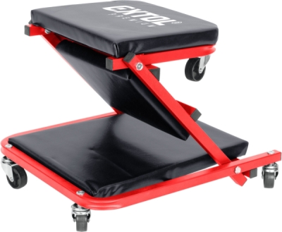 EXTOL PREMIUM 8863302 lehátko/sedák 2v1, montážní pojízdné, rozloženo 91x41x12cm, až 150/120kg