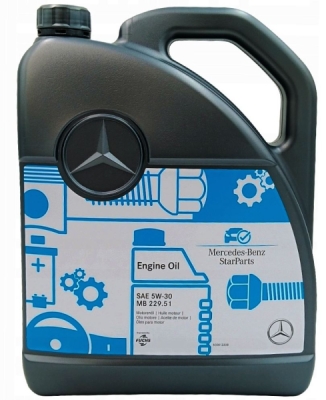 Motorový olej Mercedes-Benz MB 229.51 5W-30, 5L