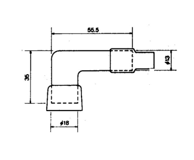 Koncovka zapalovací svíčky NGK 8358 LB10F (708.52.51)