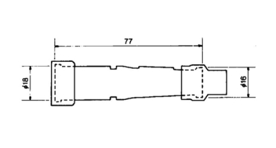 Koncovka zapalovací svíčky NGK 8080 SB05F (708.50.38)