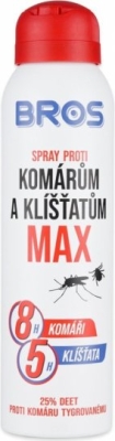 Bros sprej proti komárům a klíšťatům MAX (DEET 25,77%) 90ml
