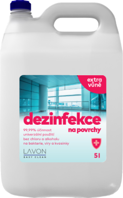 LAVON dezinfekce na povrchy bez chloru a alkoholu 5l - bazar