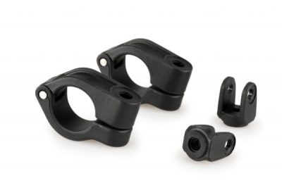 Clamp set PUIG 20831N 25,5 mm černý