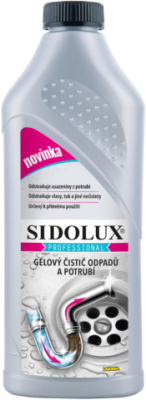 SIDOLUX PROFESSIONAL gelový čistič odpadů a potrubí 1l